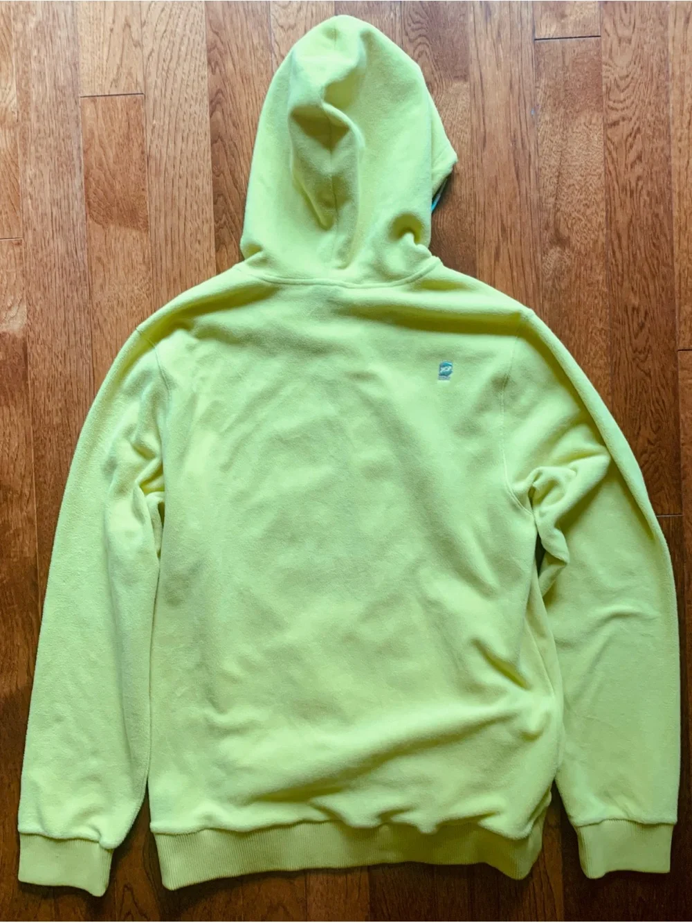 EUC Large Orage Men’s Yellow Full Zip Technical Fleece